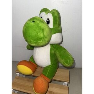 Build-A-Bear Nintendo Super Mario Brothers Yoshi 16" Plush Stuffed No Sound